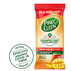 Pine O Cleen Disinfectant Wipes Mango 110s