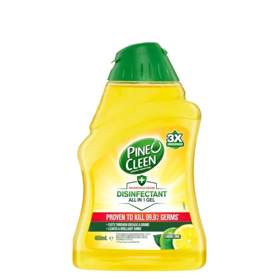 Pine O Cleen Antibacterial Disinfectant All In 1 Gel 400ml Lemon Lime 