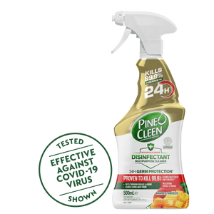 Pine O Cleen Disinfectant Multipurpose Spray 24 Hour Protection  Mango 500mL